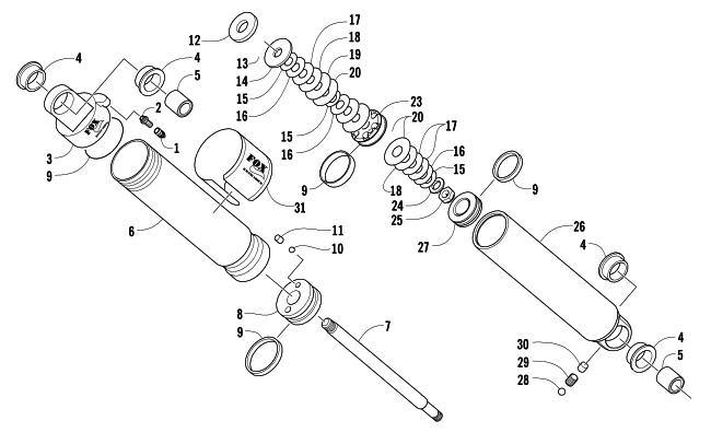 FRONT SUSPENSION SHOCK ABSORBER