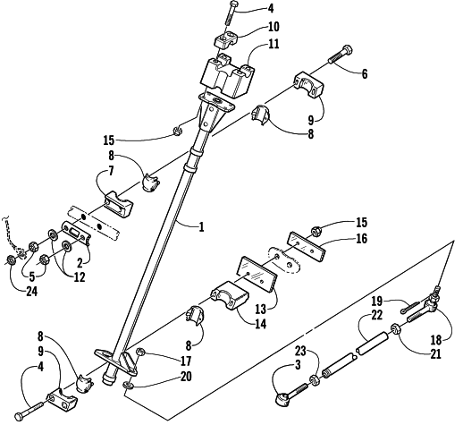 STEERING POST ASSEMBLY