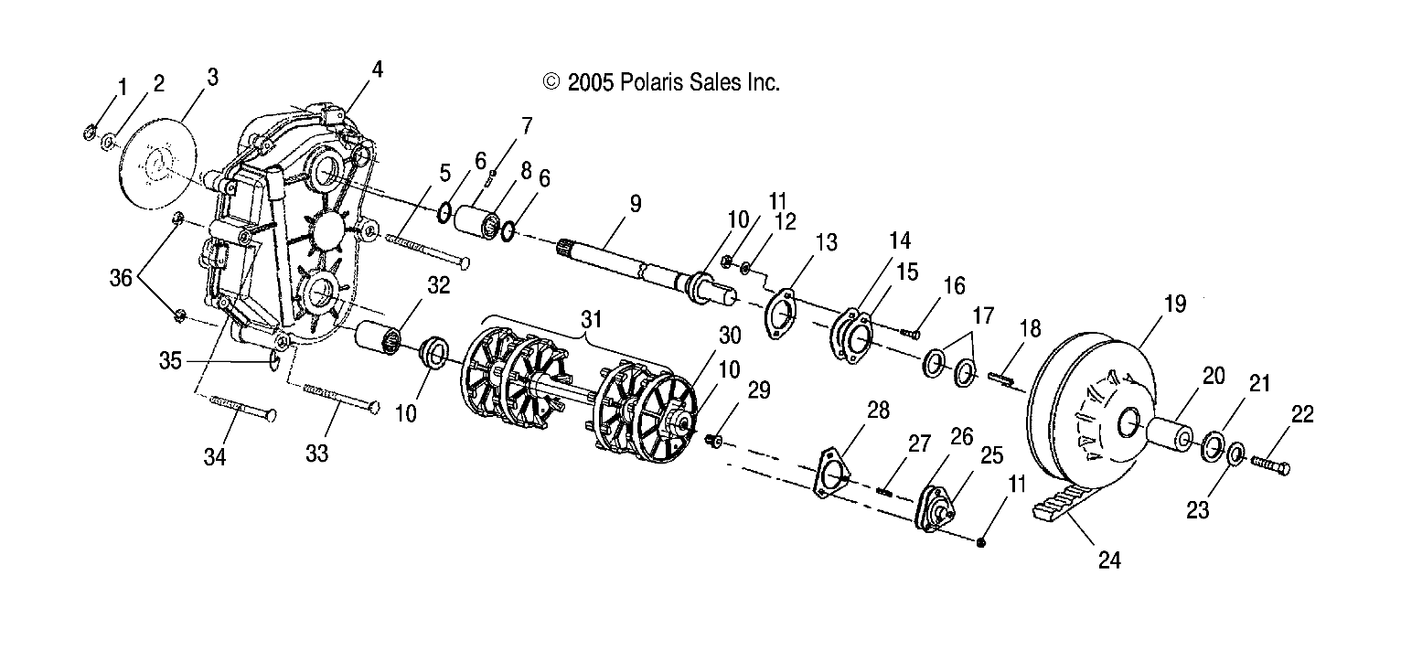 DRIVE SHAFT - S06SU4BS (4997559755B11)