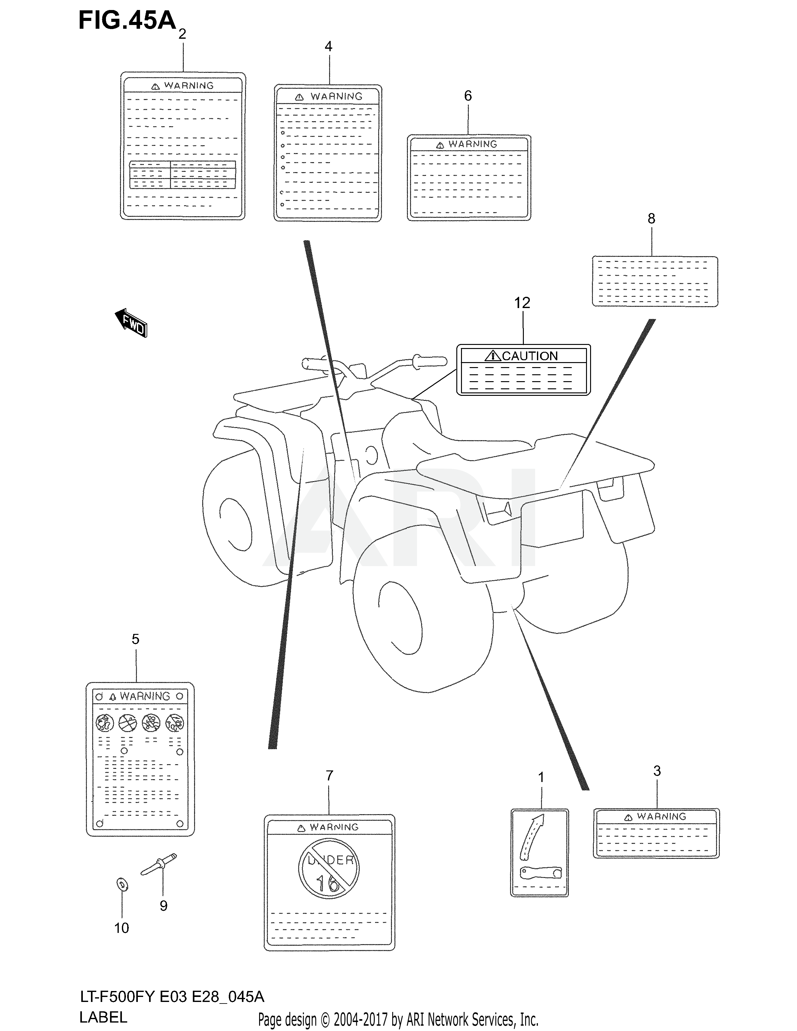 LABEL (MODEL X/Y/K1/K2)