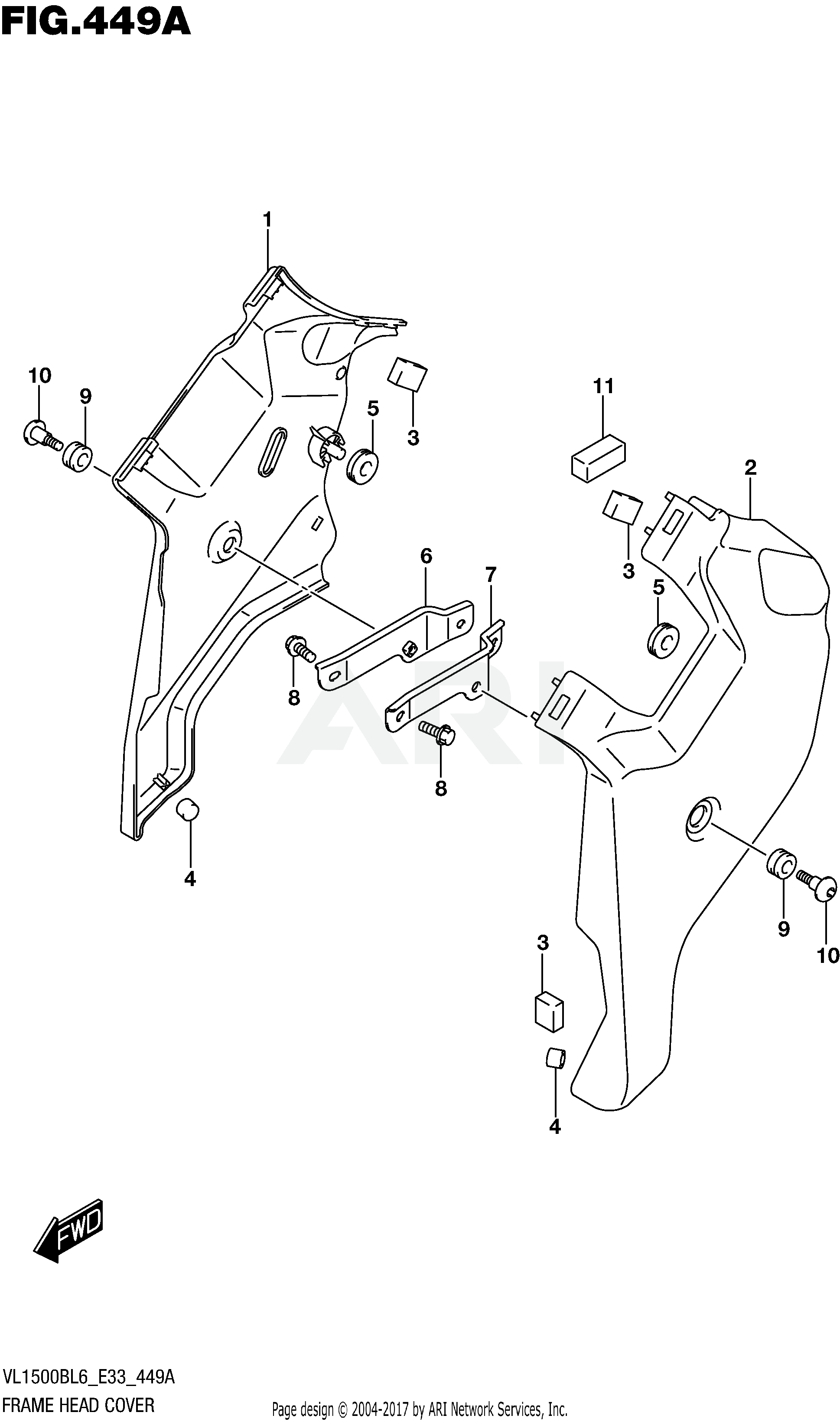 FRAME HEAD COVER