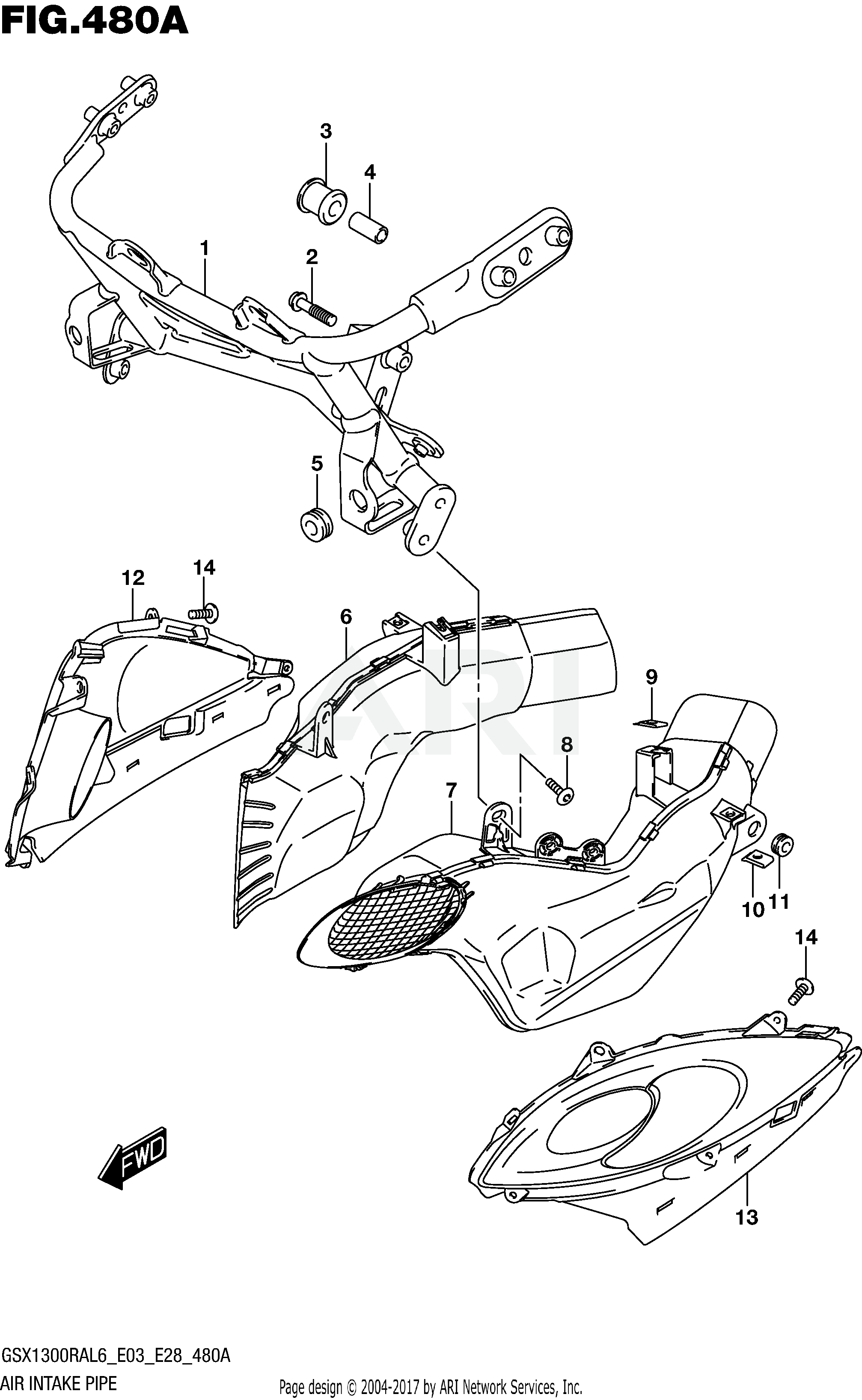 AIR INTAKE PIPE