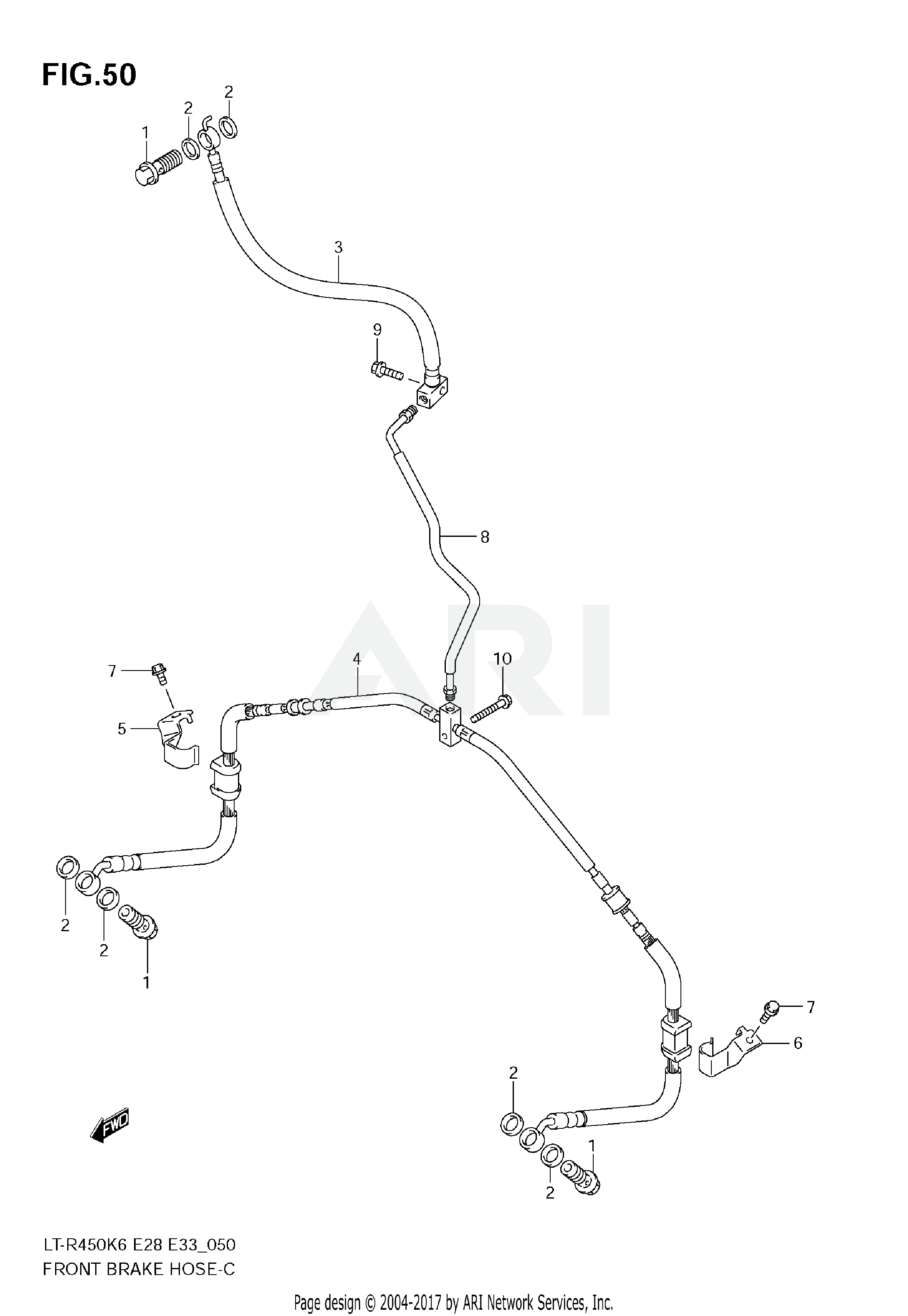 FRONT BRAKE HOSE