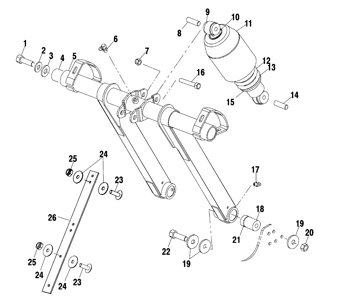 FRONT TORQUE ARM - S03NB4BS (4977887788B09)