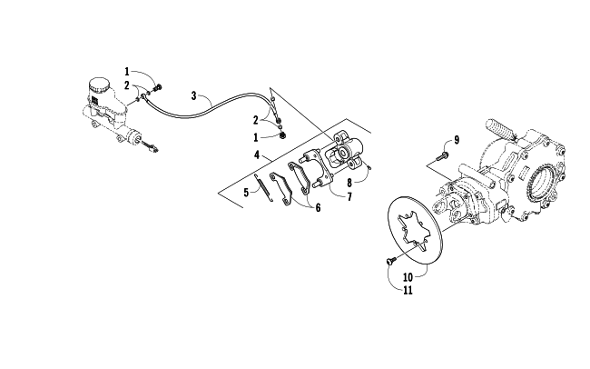 REAR BRAKE ASSEMBLY