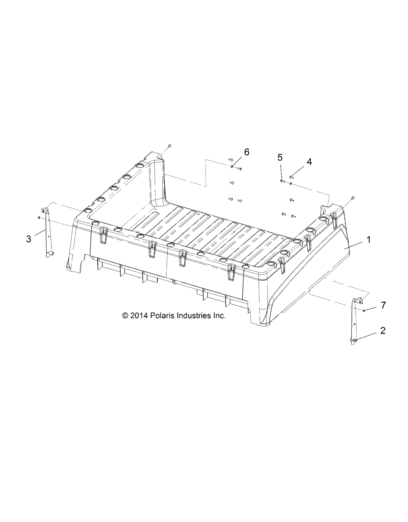 BODY, BOX ASM. - R18RMAE4N8 (49RGRBOX15EV)