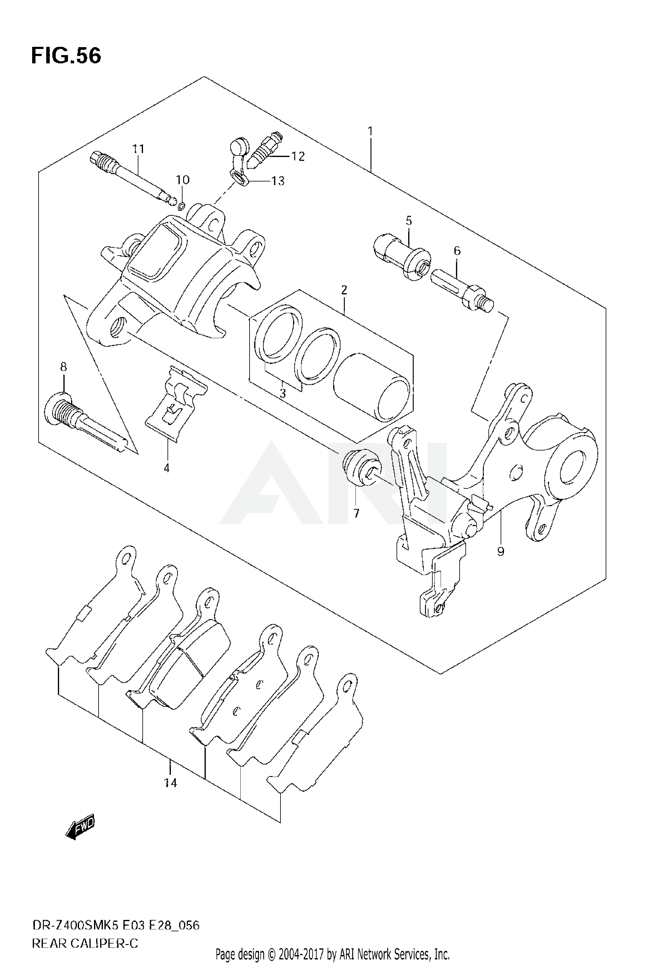 REAR CALIPER