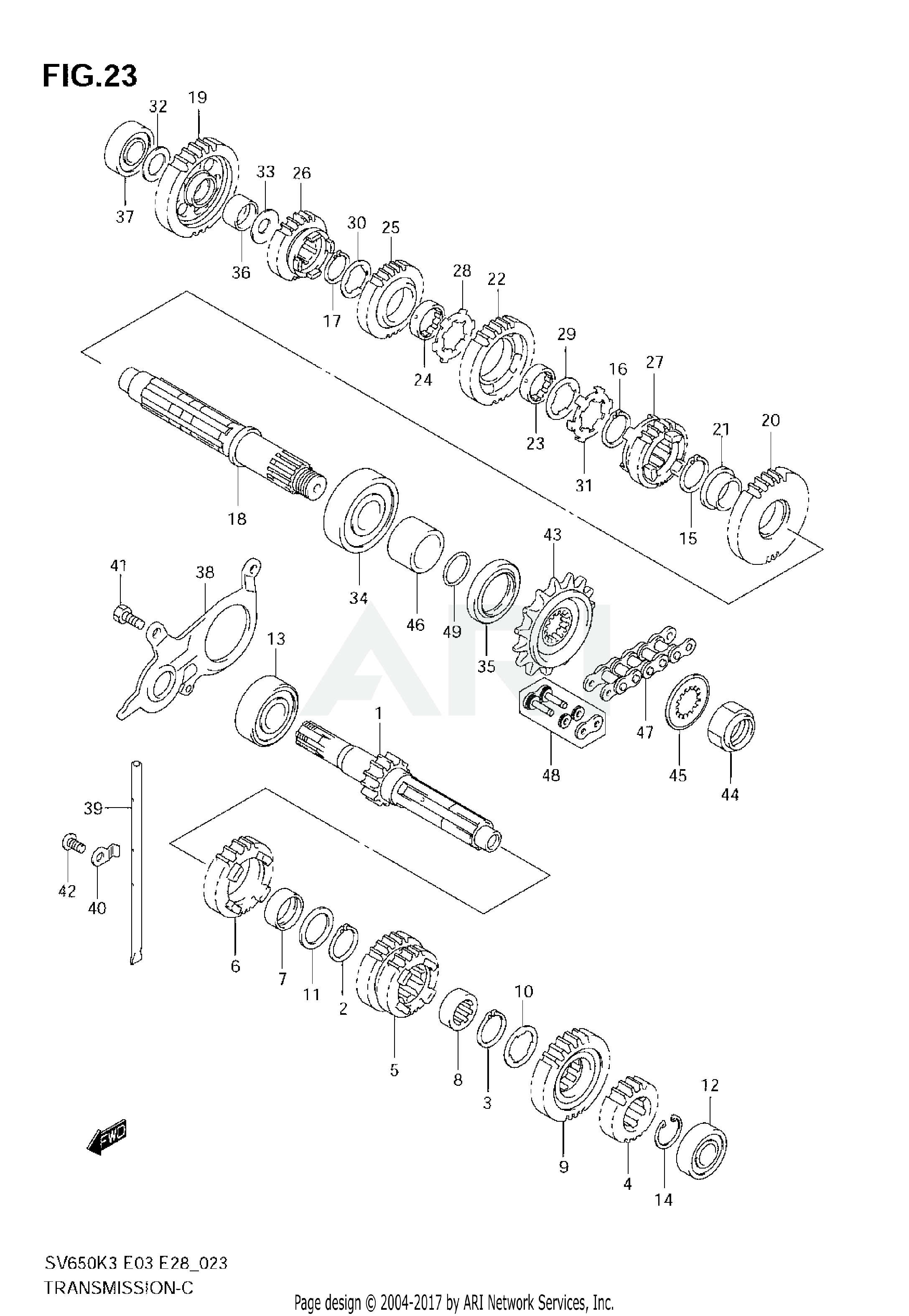 TRANSMISSION (MODEL K3)