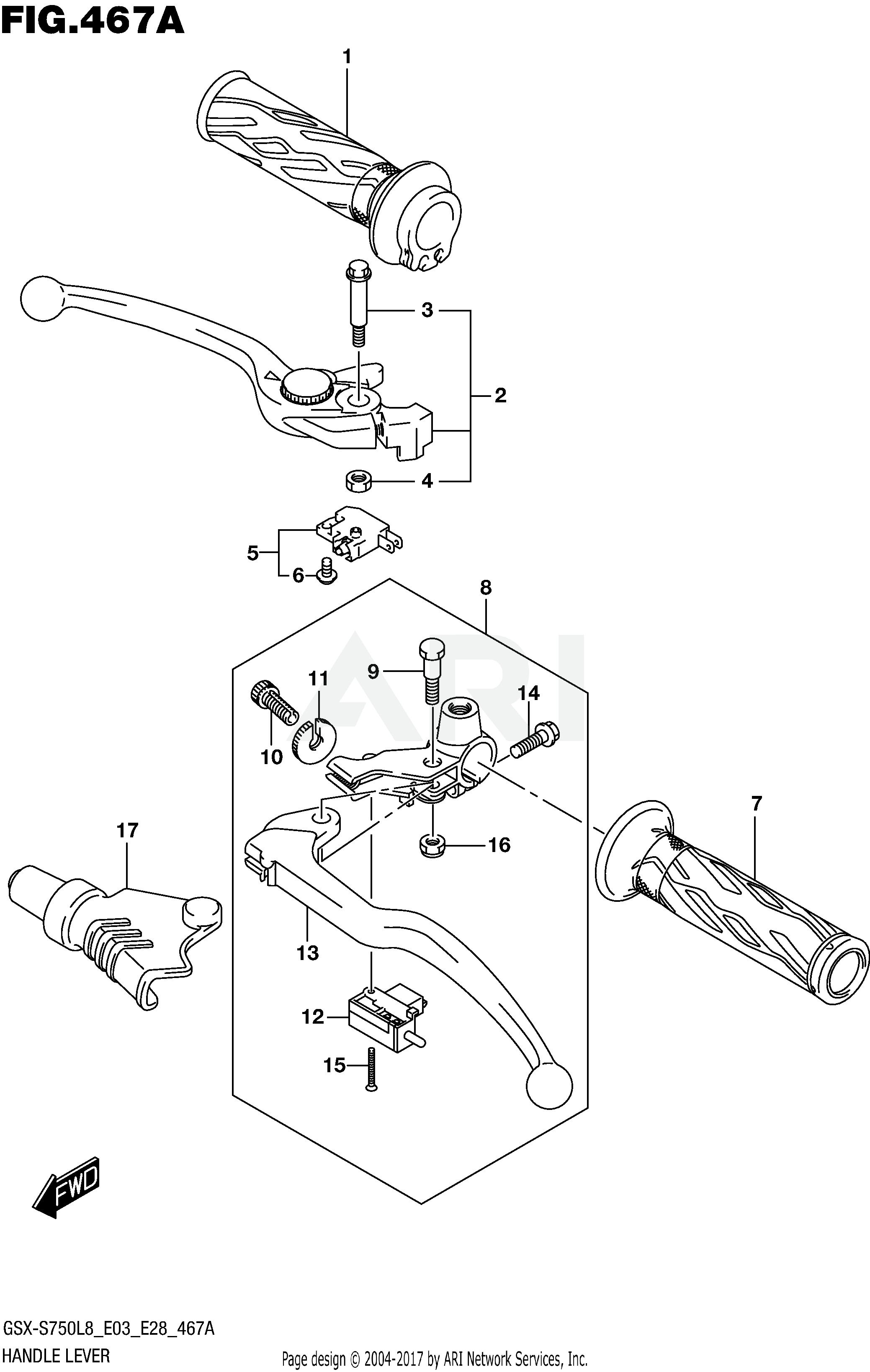 HANDLE LEVER