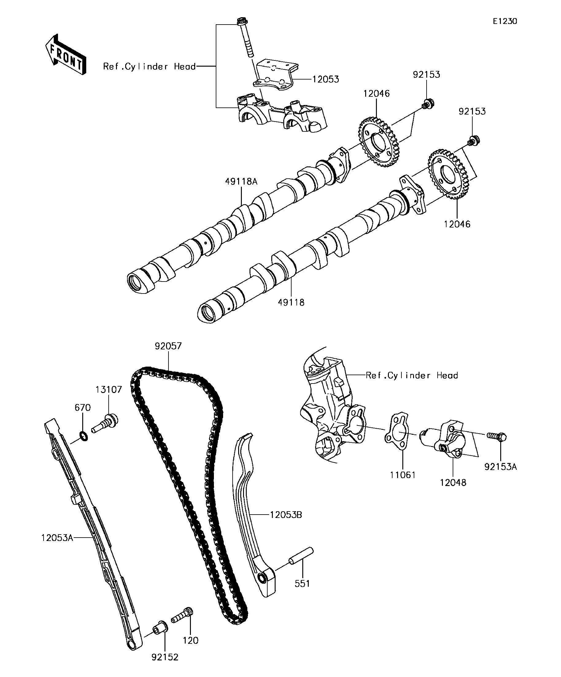 Camshaft(s)/Tensioner