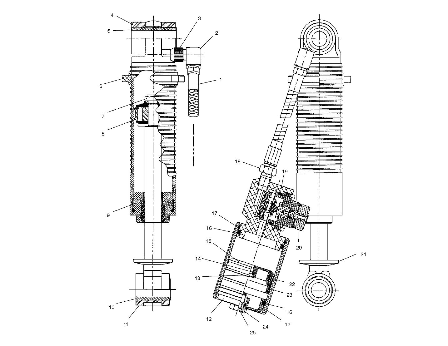 RYDE FX - FRONT TRACK SHOCK - S01NX6ES (4968856885C001)