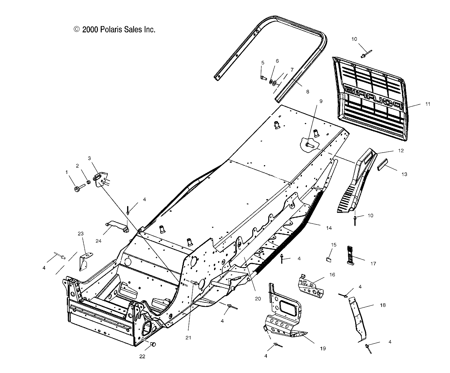 CHASSIS - S01NX6ES (4968856885A003)