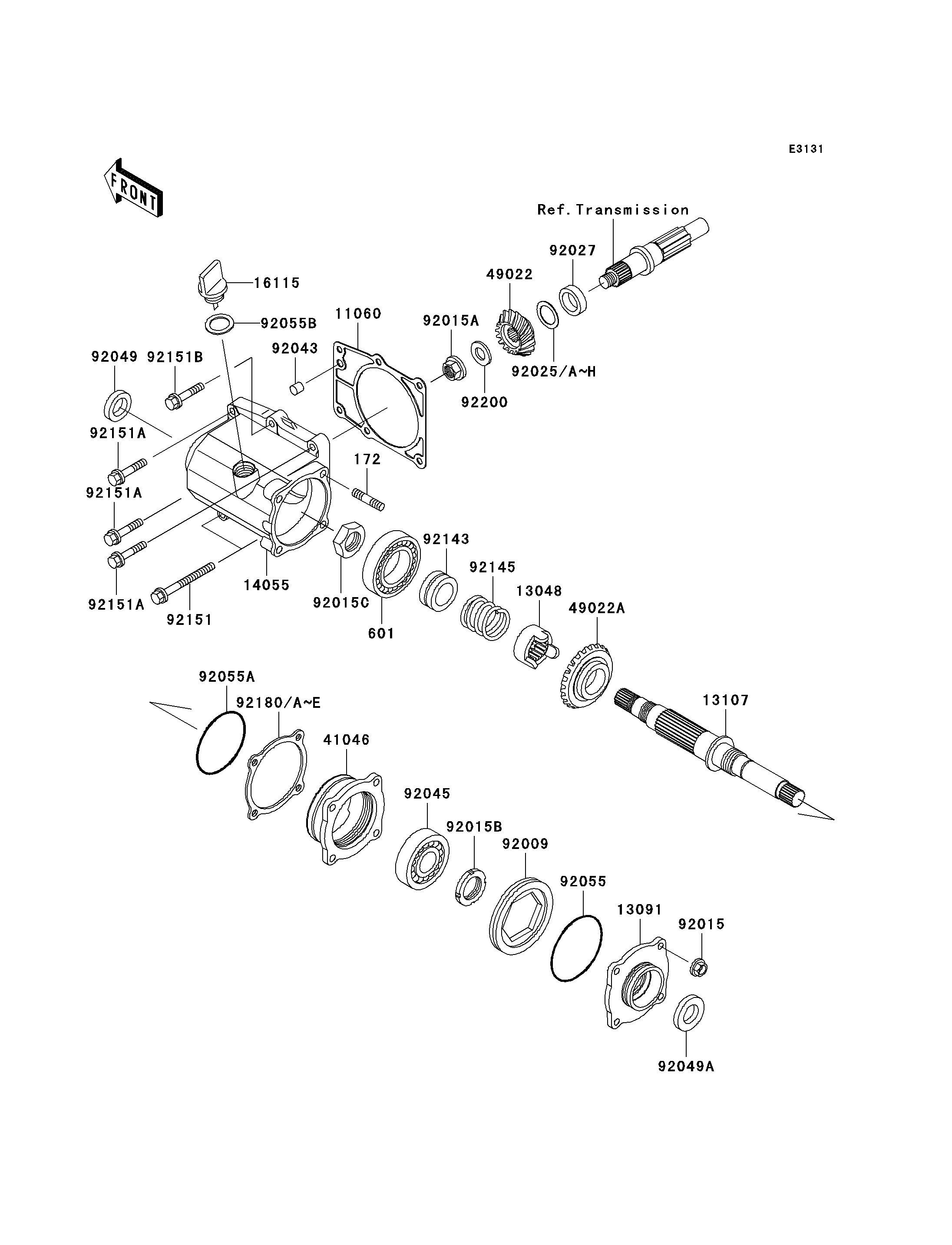 Front Bevel Gear