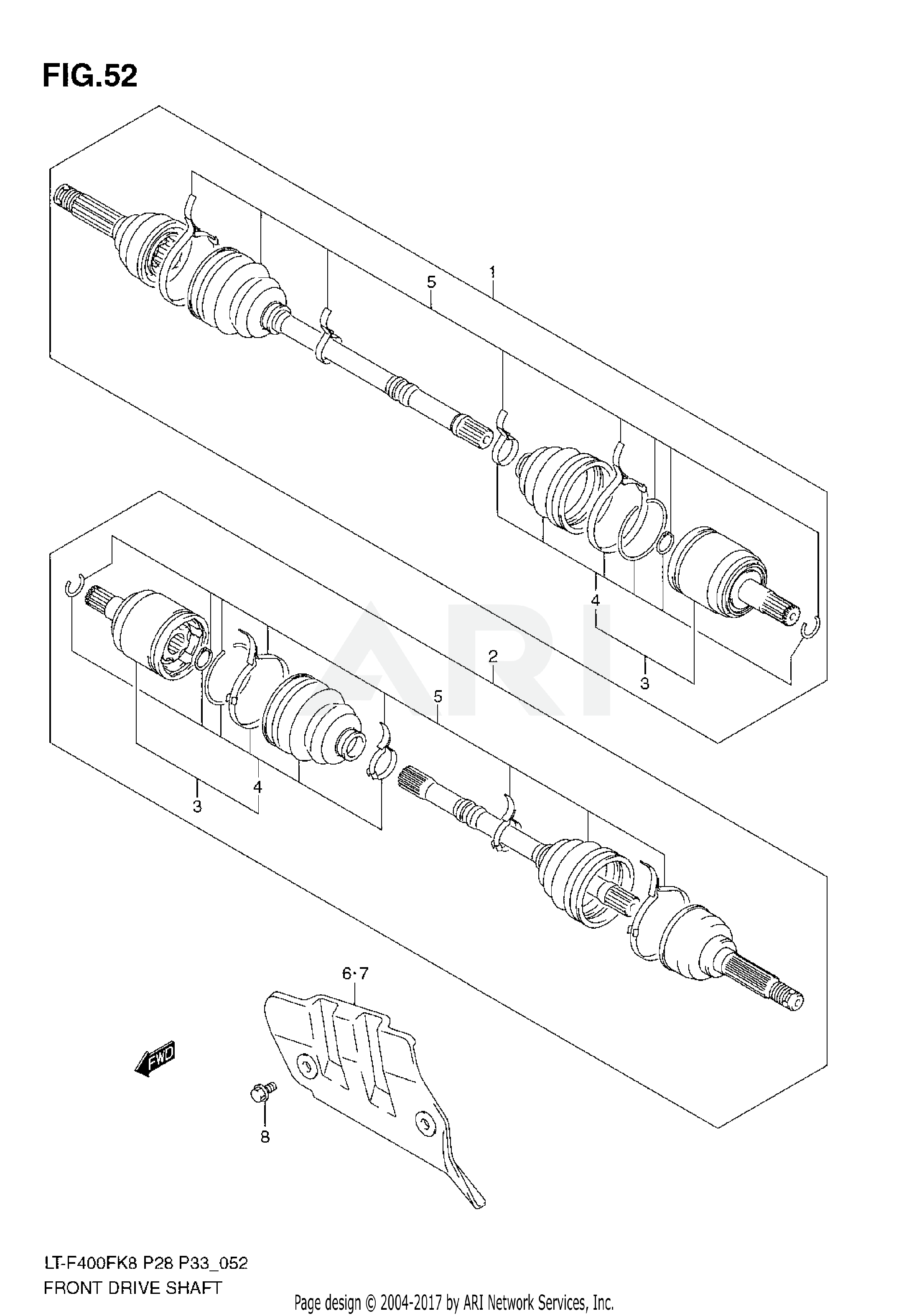 FRONT DRIVE SHAFT