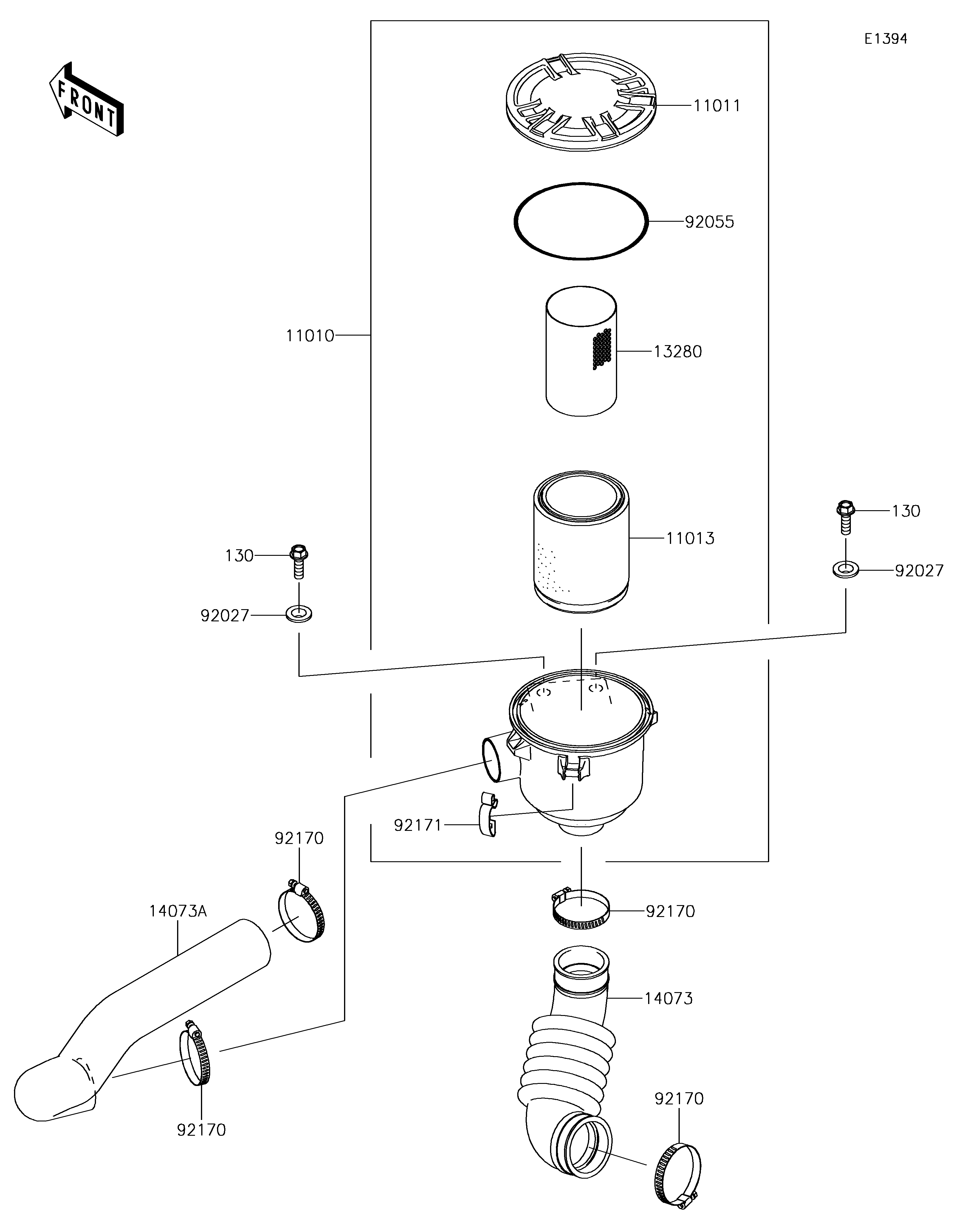 Air Cleaner-Belt Converter