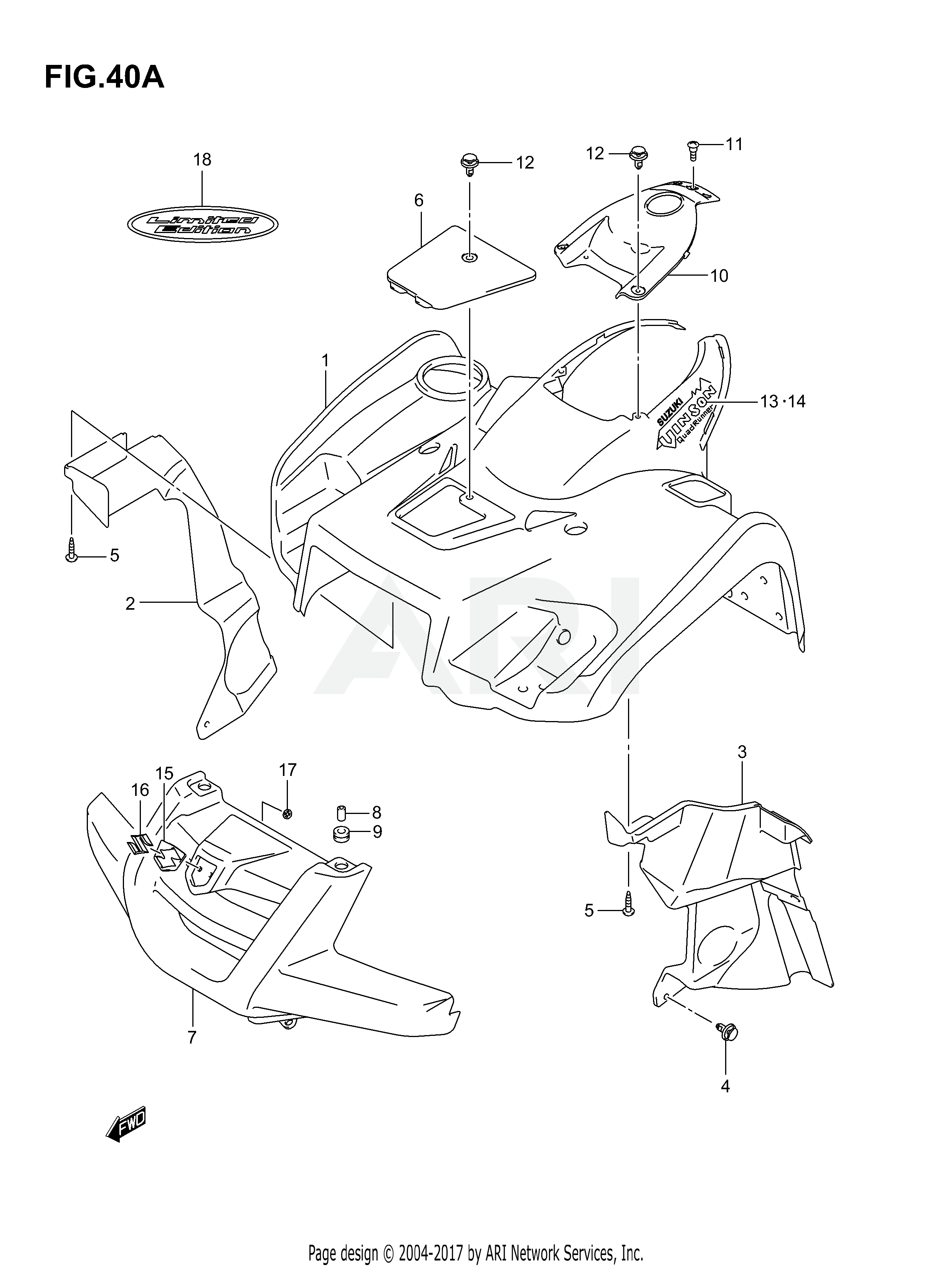 FRONT FENDER (MODEL K5)