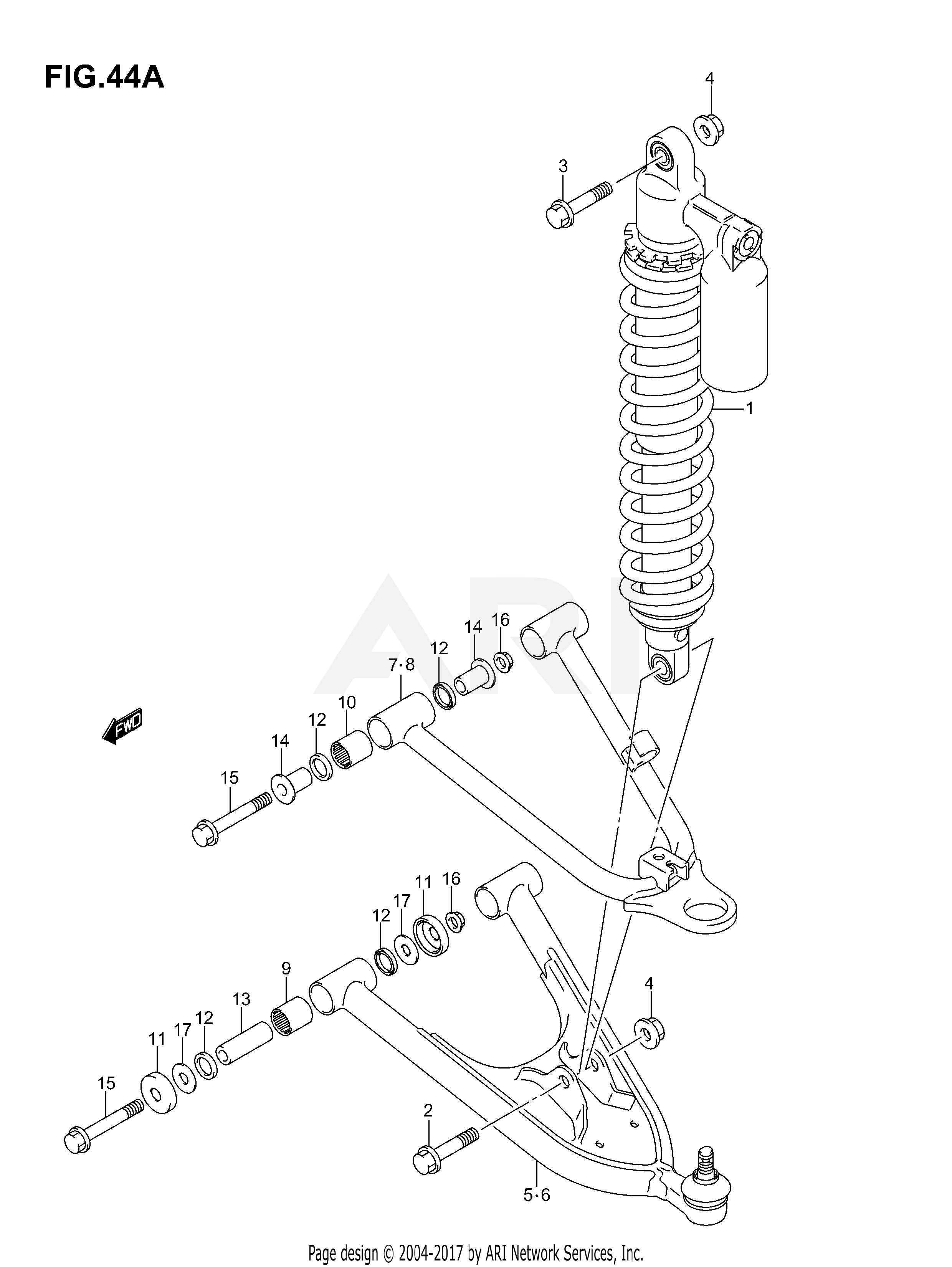 SUSPENSION ARM (MODEL K5/K6/K7)