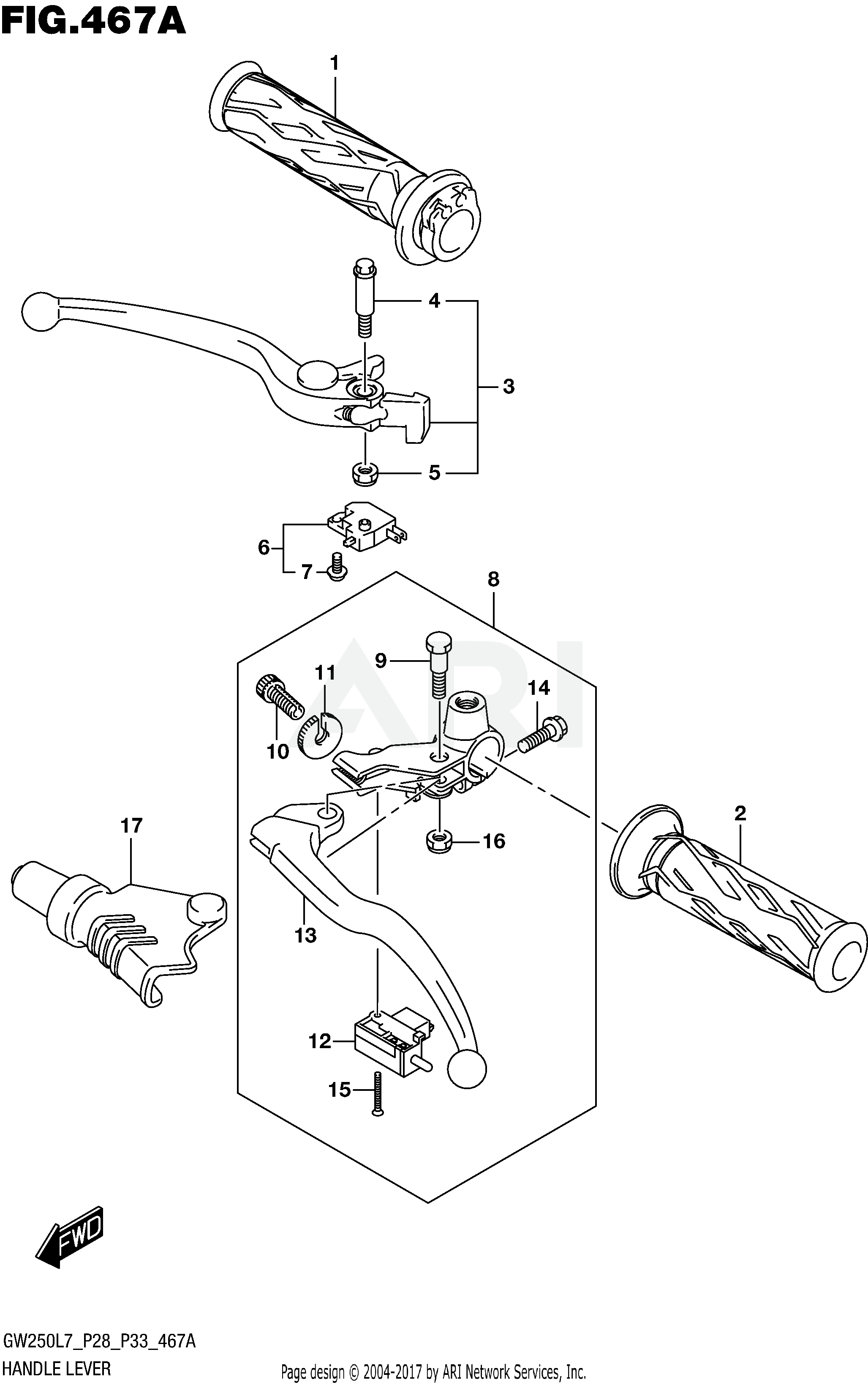 HANDLE LEVER