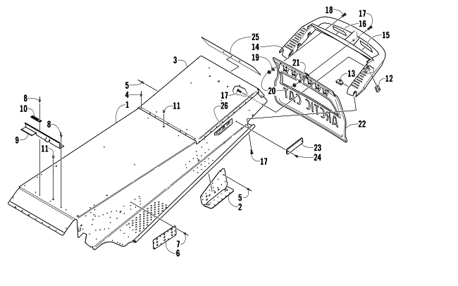 TUNNEL AND REAR BUMPER