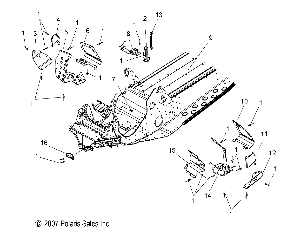 CHASSIS, CHASSIS, FRONT 1 - S08PB8ES/EE (49SNOWCHASSISFRT08800IQ)