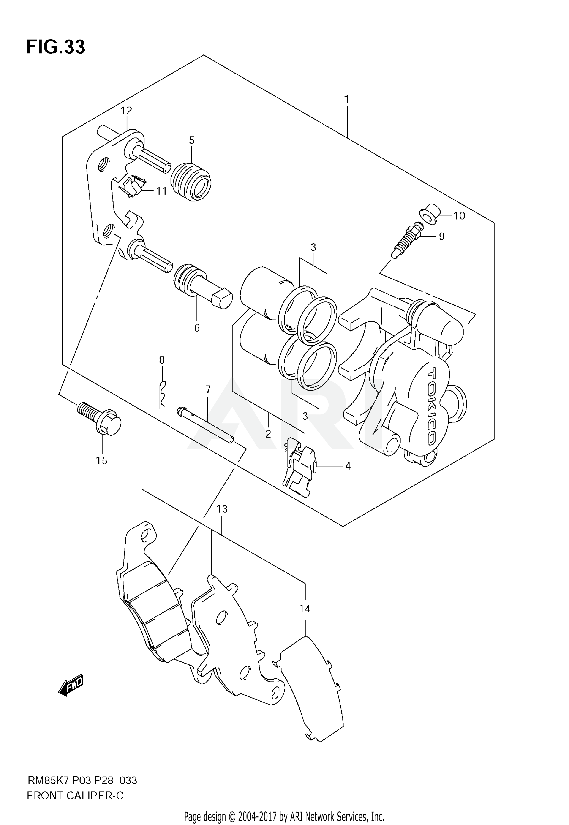 FRONT CALIPER