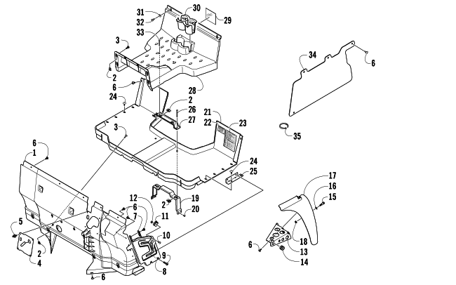 CONSOLE AND FLOOR PANEL ASSEMBLY