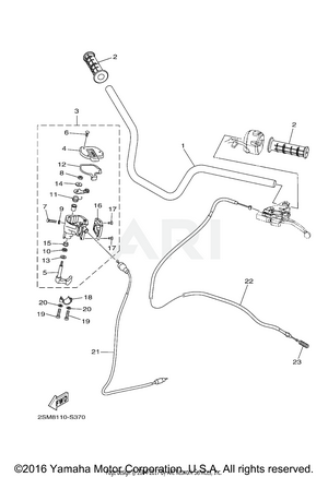 STEERING HANDLE CABLE