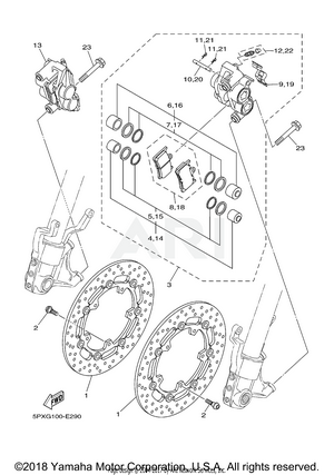 FRONT BRAKE CALIPER