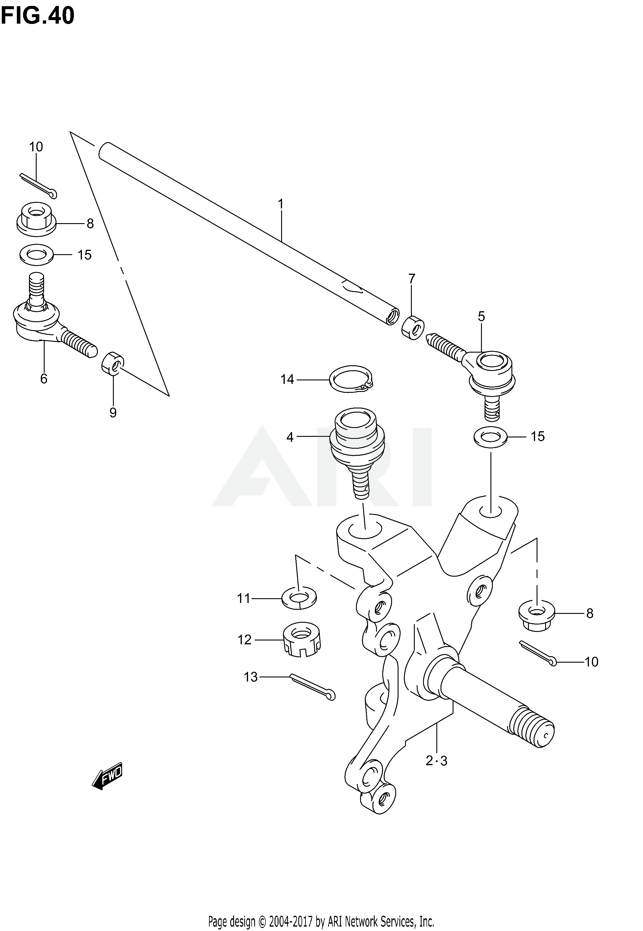 STEERING KNUCKLE (MODEL K2/K3)