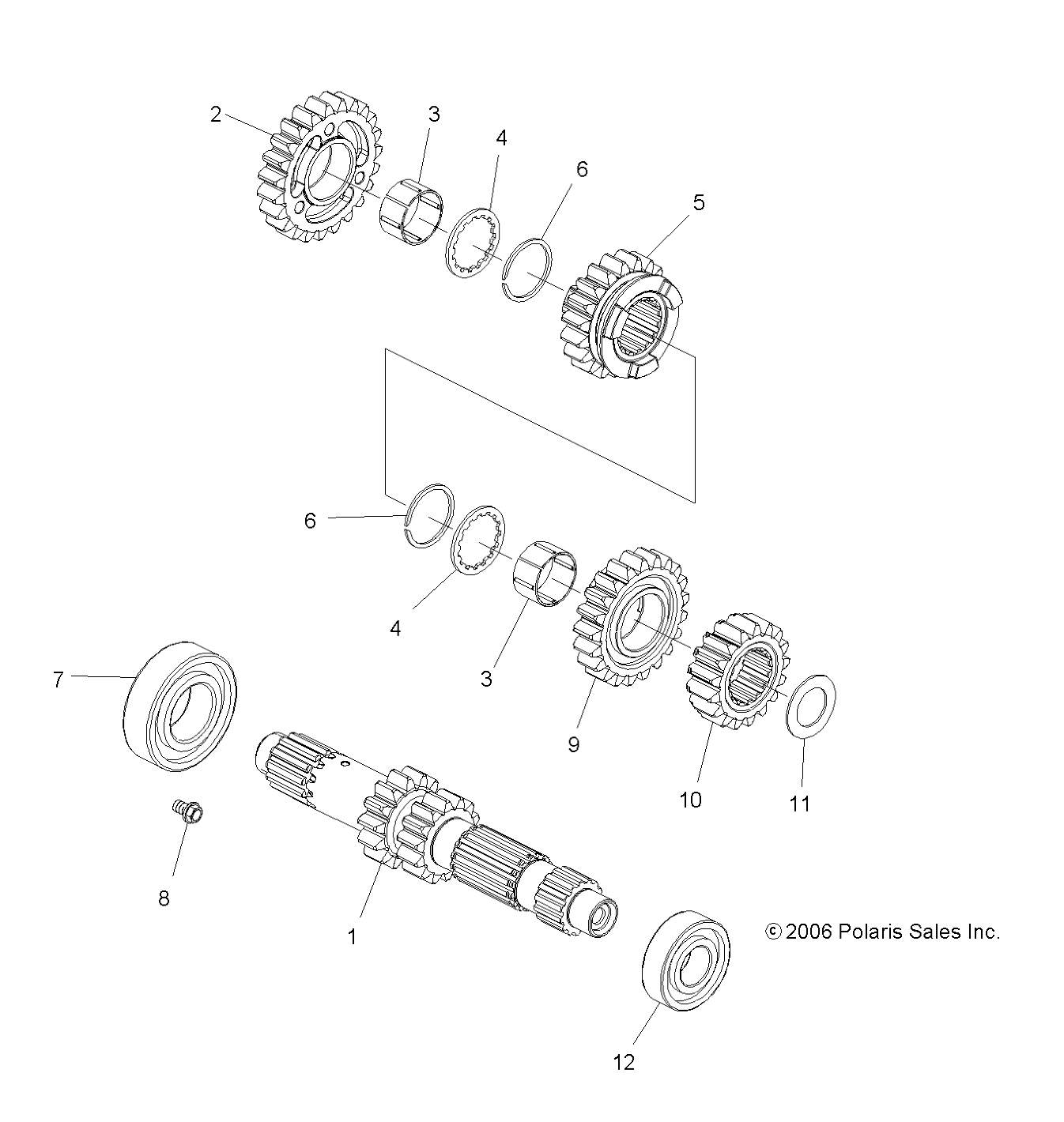 DRIVE TRAIN, TRANSMISSION - A10GJ45AA (49ATVTRANSMISSION07OUT525)