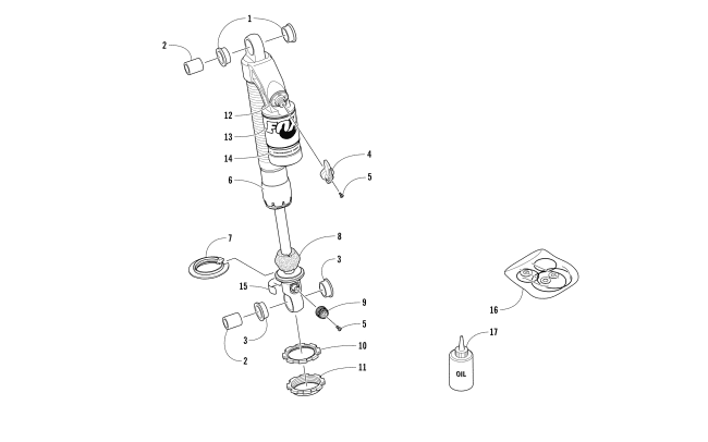 FRONT SUSPENSION SHOCK ABSORBER