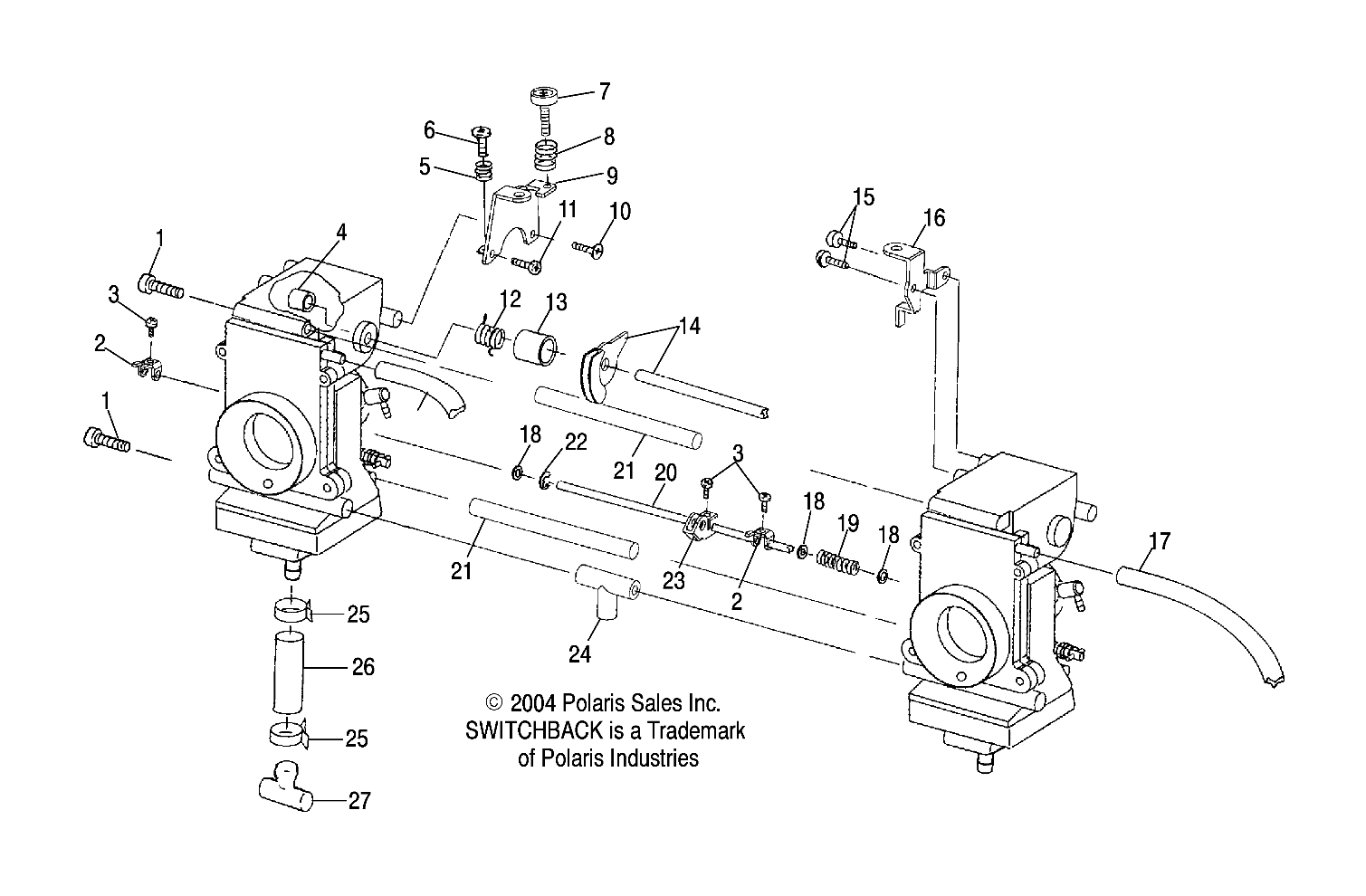 CARBURETOR (600) - S05NS6ES/ESA (4992809280C14)