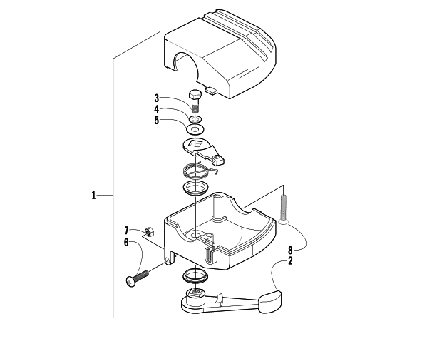 THROTTLE CASE ASSEMBLY