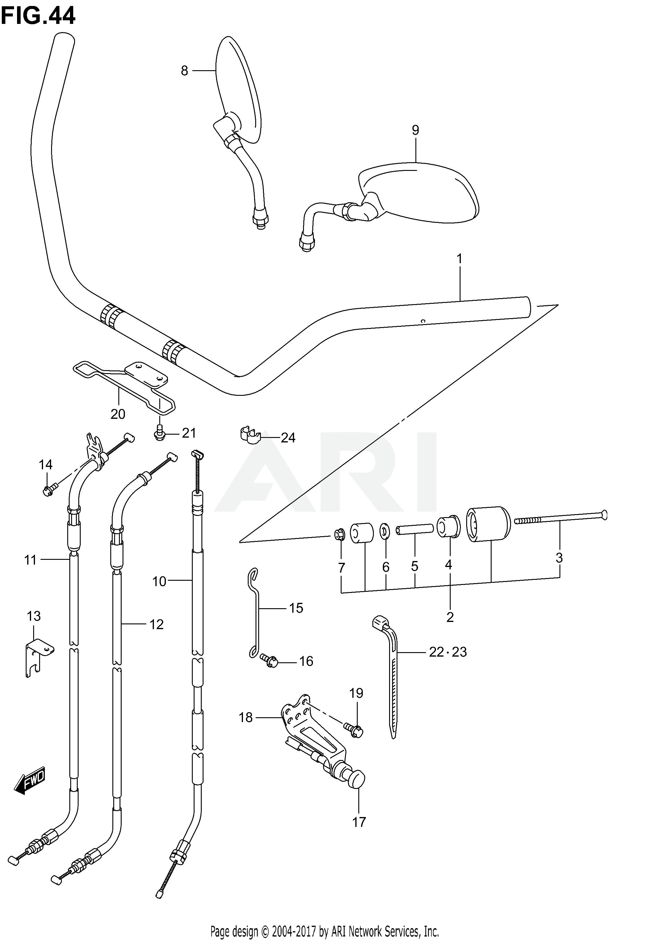 HANDLEBAR (MODEL K1/K2/K3/K4)