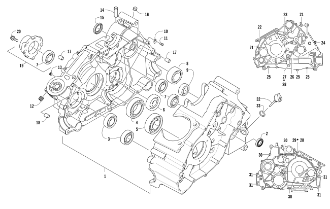 CRANKCASE ASSEMBLY