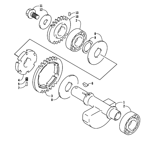 CRANK BALANCER ASSEMBLY