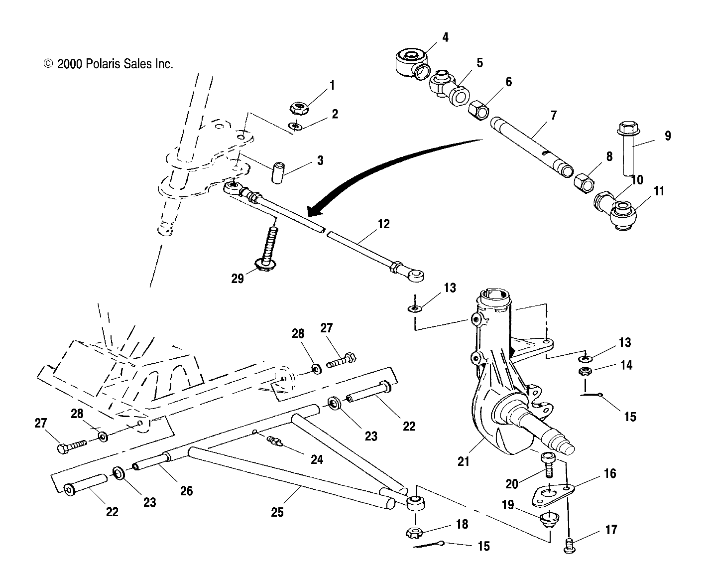 A-ARM/STRUT MOUNTING - A01CB32AA (4963966396B005)