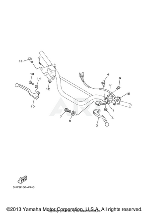 HANDLE SWITCH LEVER LR