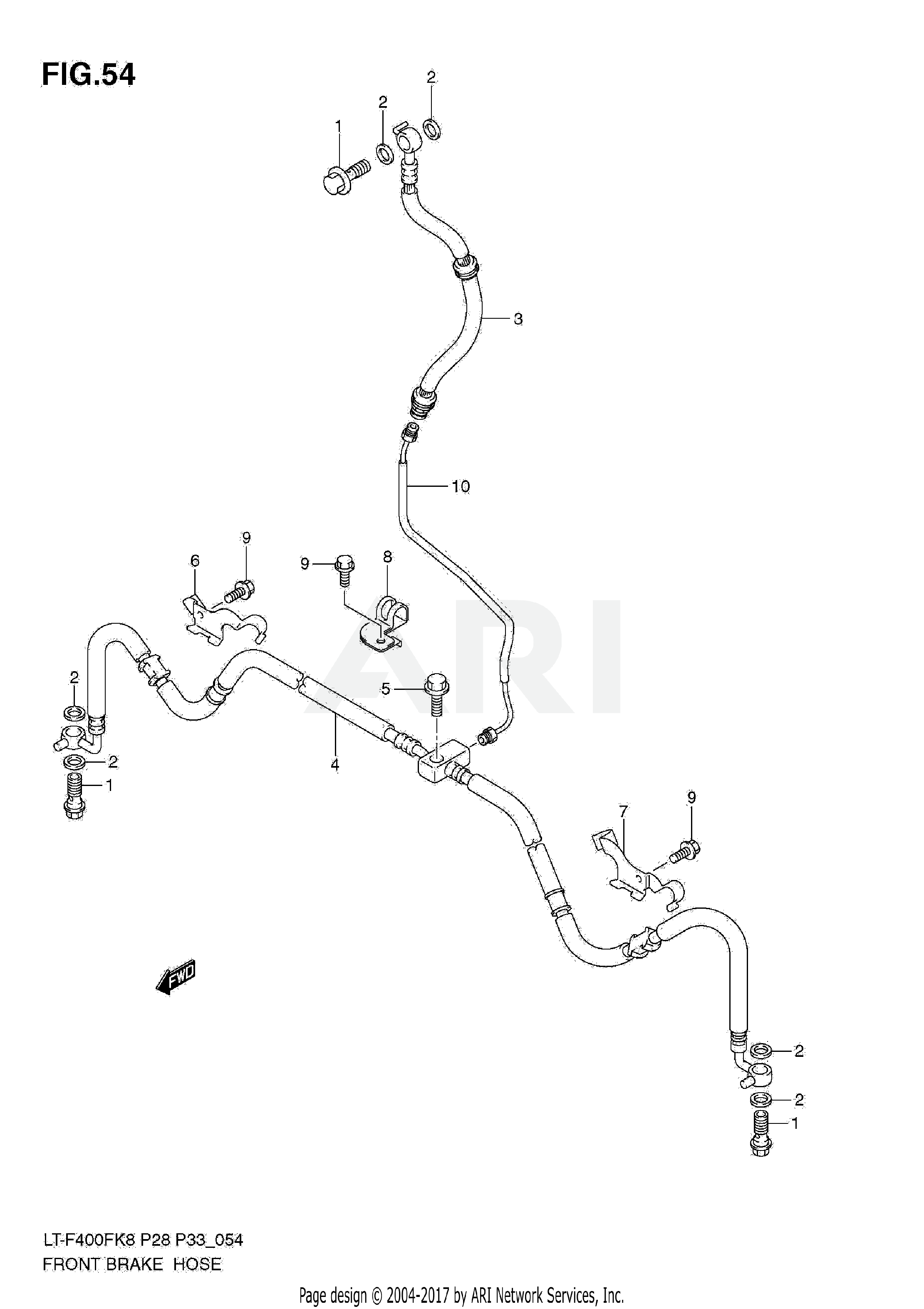 FRONT BRAKE HOSE