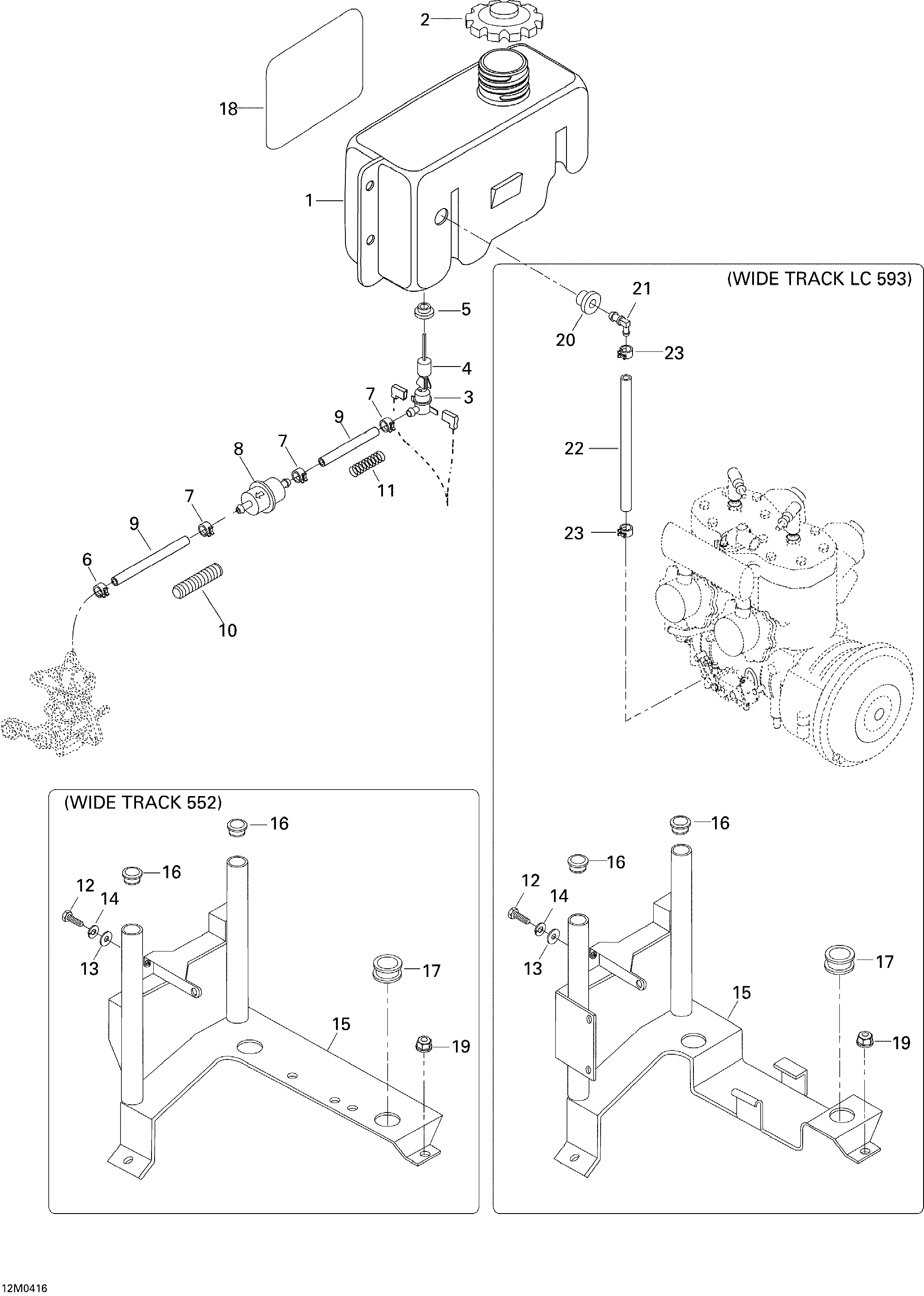 Oil Tank And Support