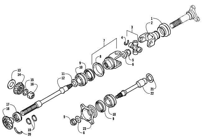 SECONDARY DRIVE ASSEMBLY