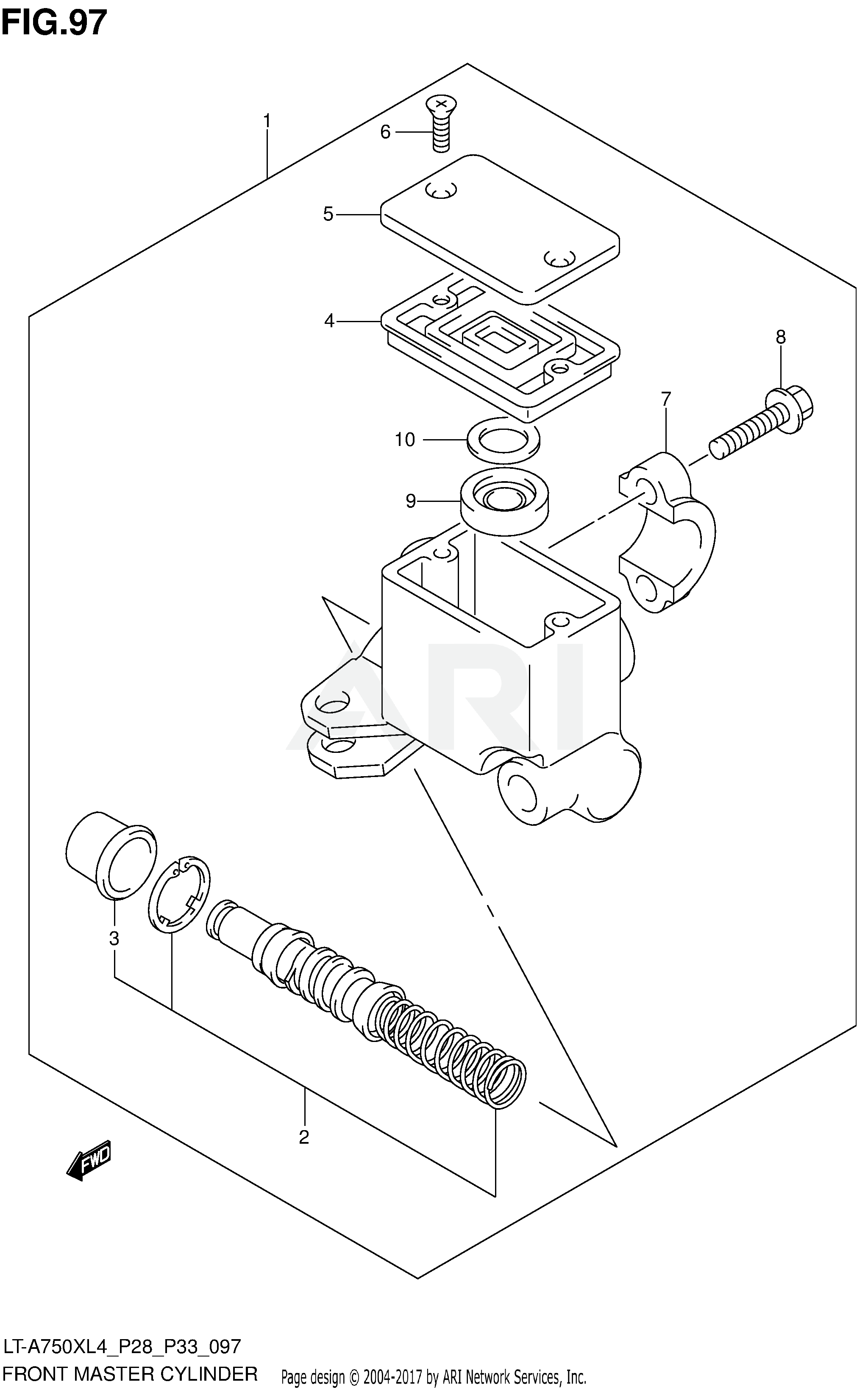 FRONT MASTER CYLINDER