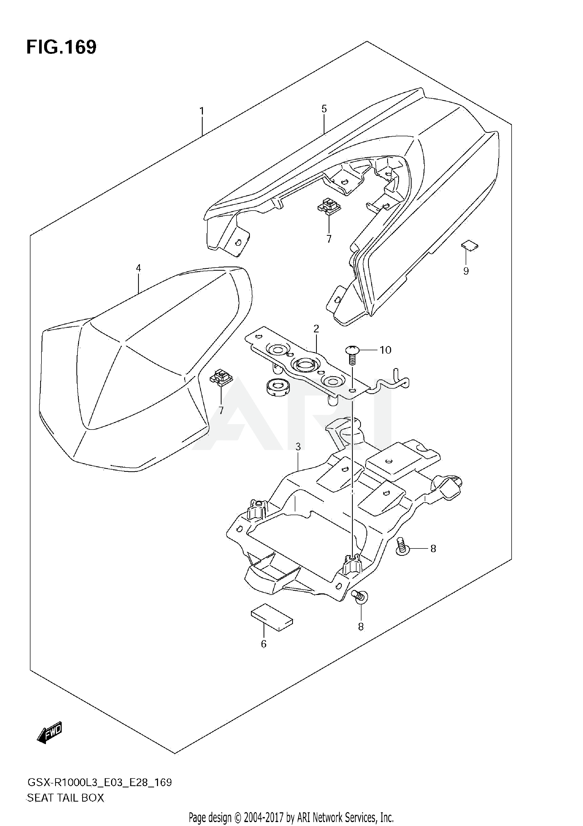 SEAT TAIL BOX (GSX-R1000ZL3 E28)