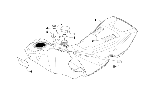 GAS TANK ASSEMBLY