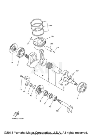 CRANKSHAFT PISTON