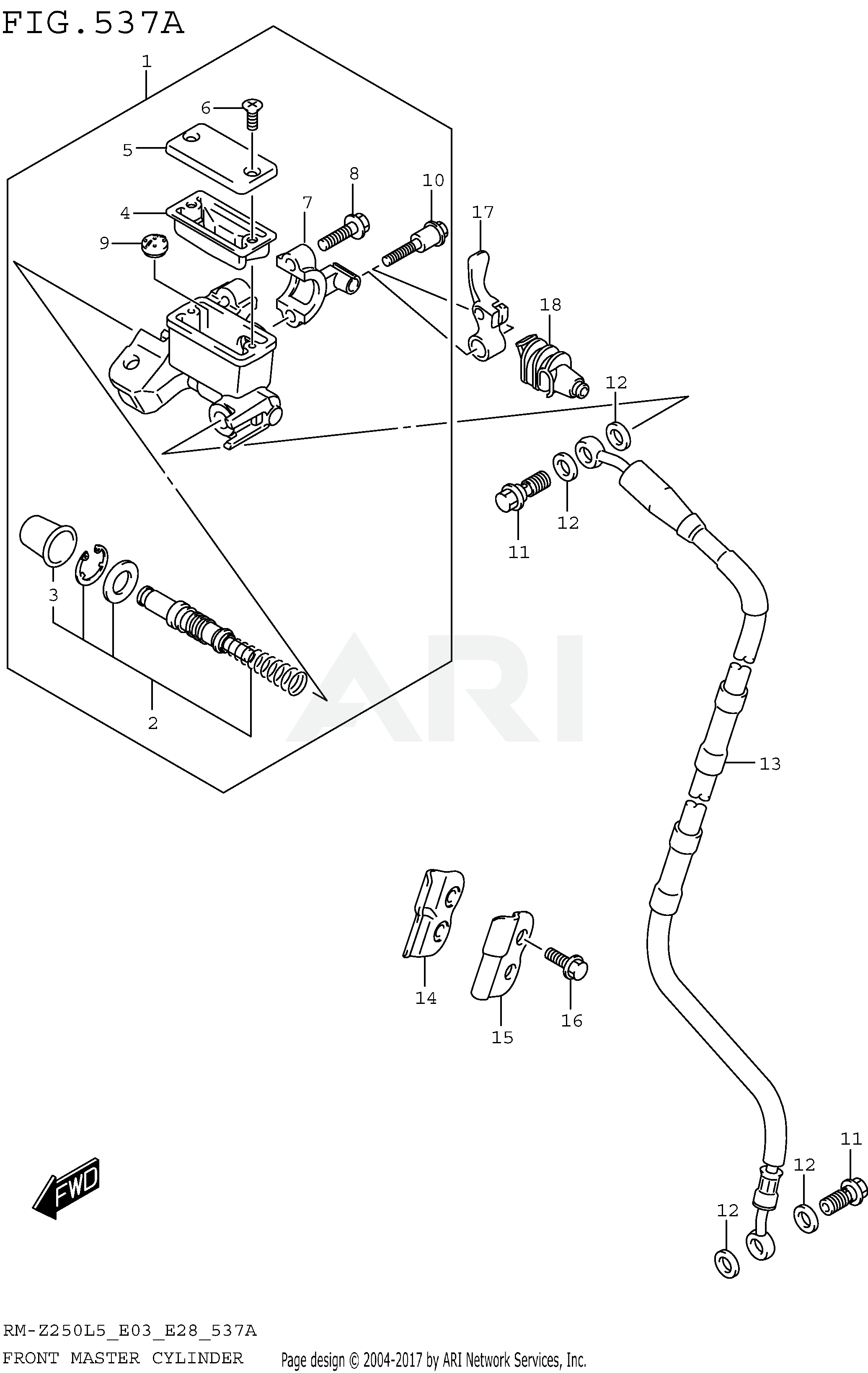 FRONT MASTER CYLINDER