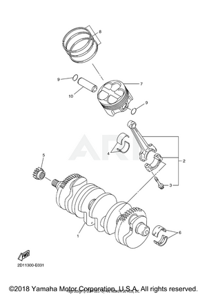 CRANKSHAFT PISTON