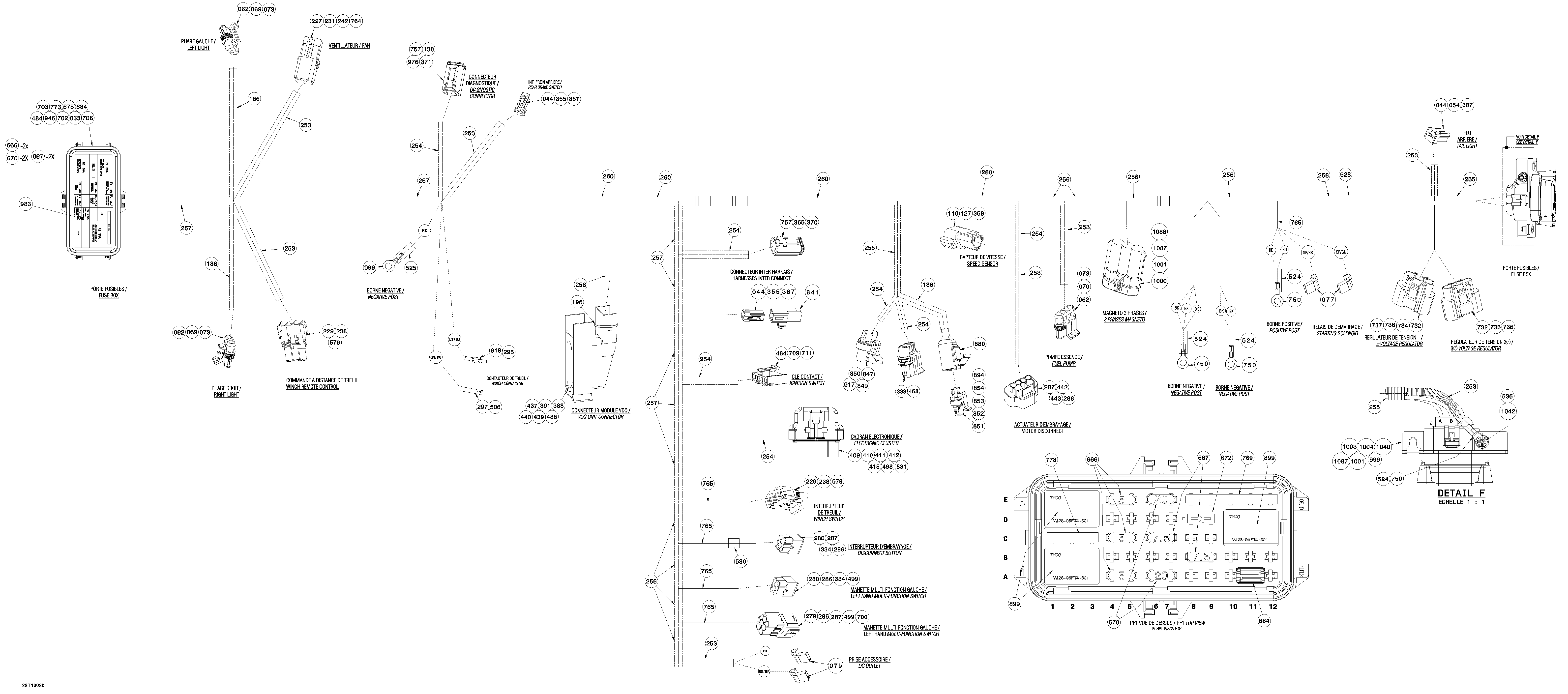 Main Harness XT, XTP