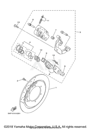 FRONT BRAKE CALIPER