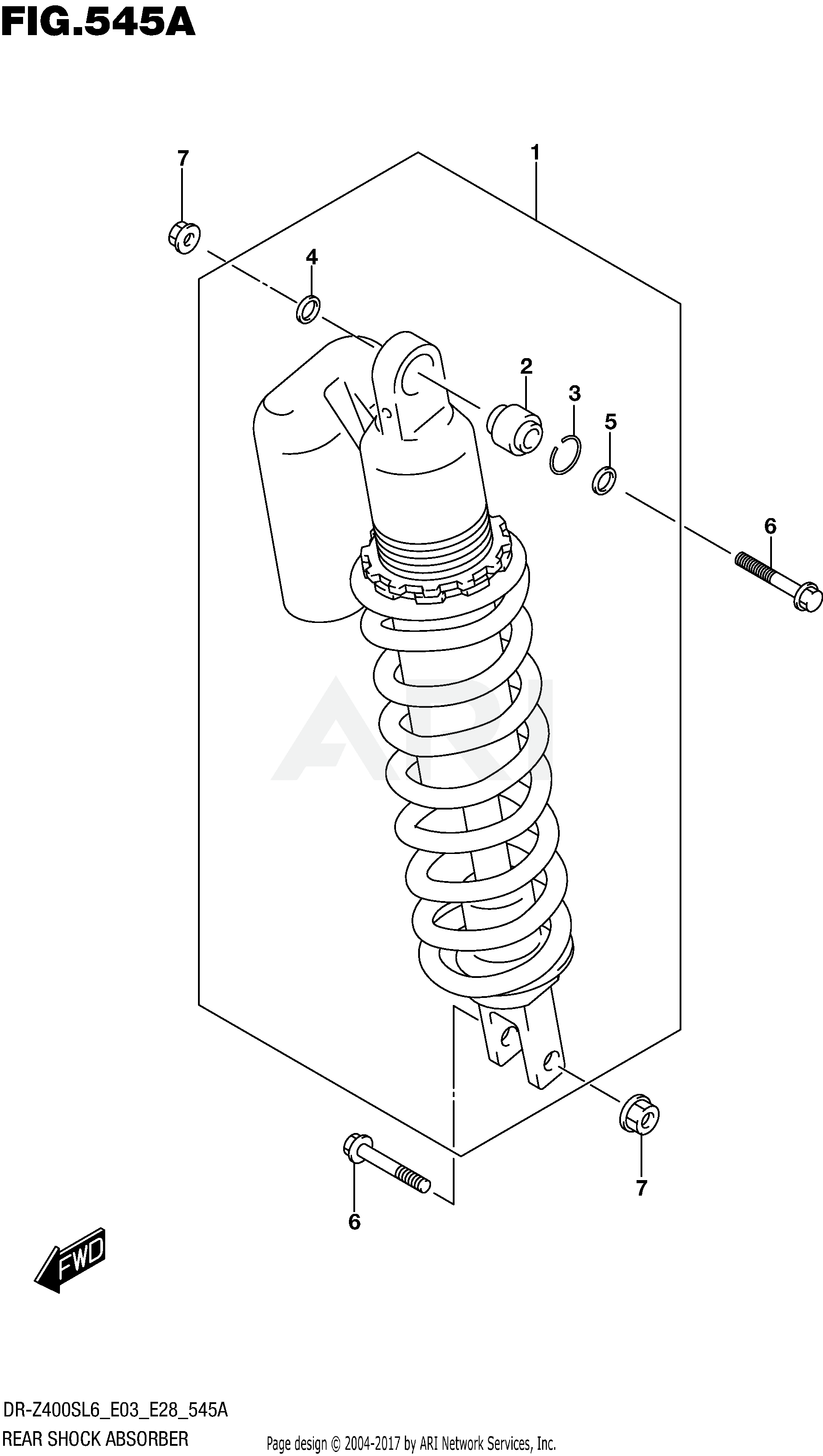 REAR SHOCK ABSORBER